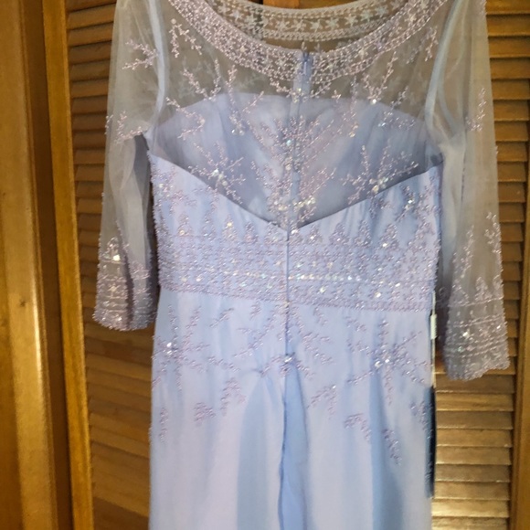 Handmade LAVENDER bridesmaid or MOB gown (Serena London knock-off) - Picture 3 of 6